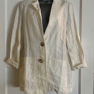 Madewell 100% linen blazer